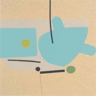 Victor Pasmore - Two Image (Blue) (L. G29)