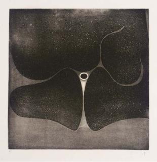 Victor Pasmore - When the curtain falls, from Word and Image (B&L. 39g)