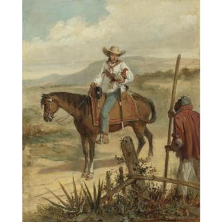 Víctor Patricio de Landaluze - Tipos Populares (Guajiro Con Gallo)