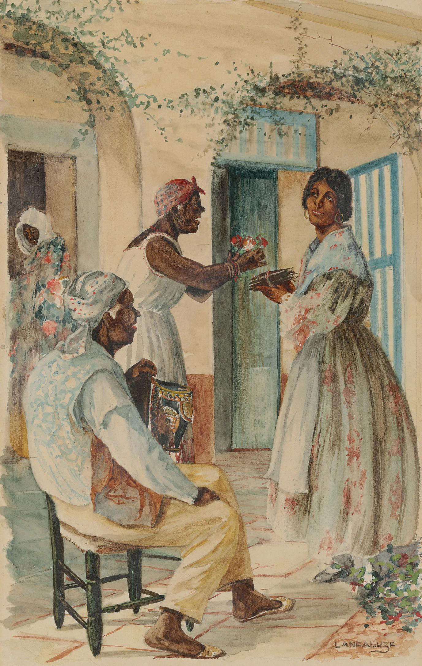 Victor Patricio Landaluze - Servidumbre de casa rica