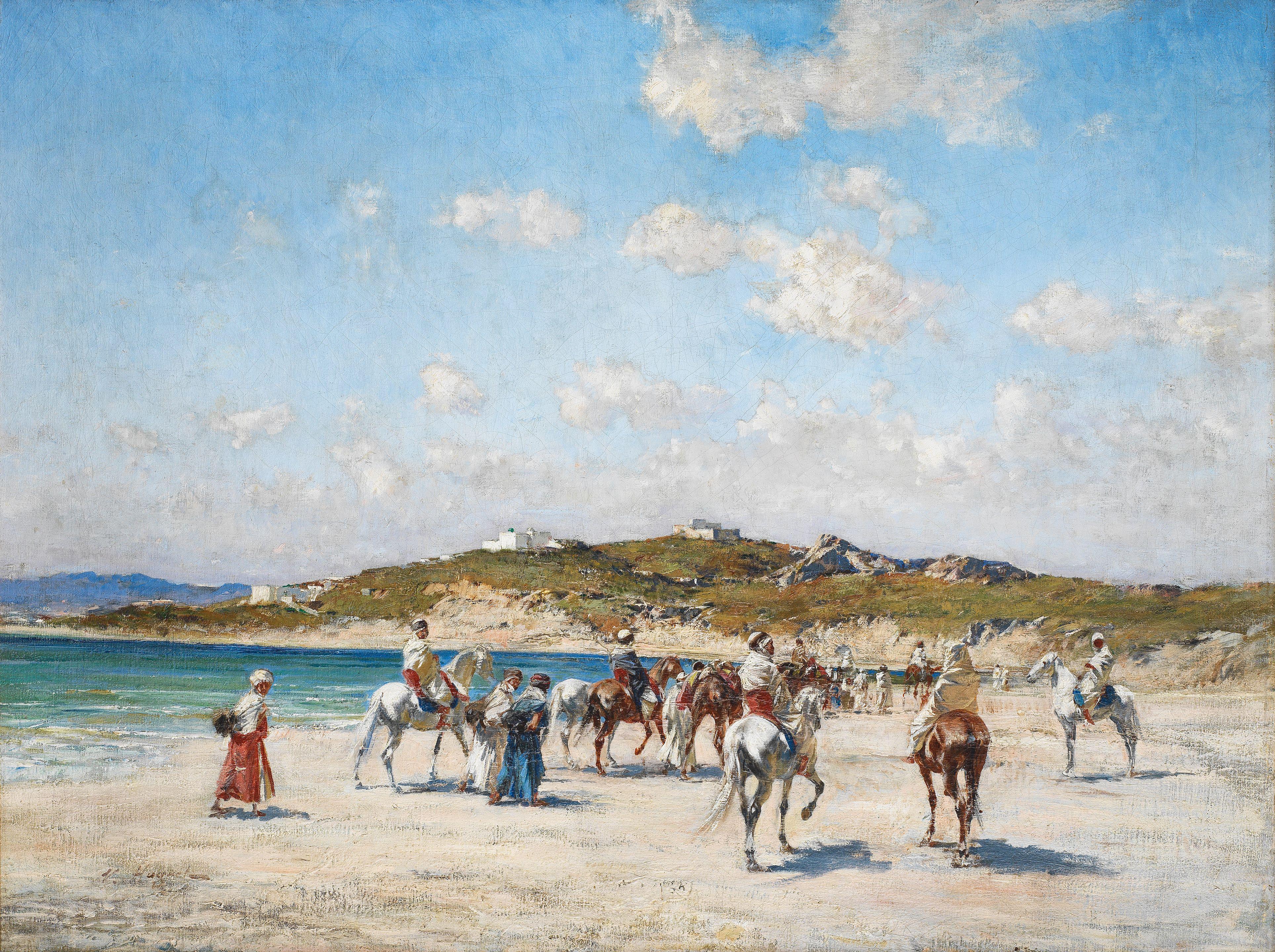 Victor Pierre Huguet - Bedouin horsemen