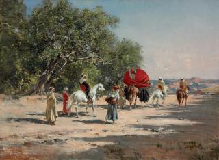Victor Pierre Huguet - The Caravan