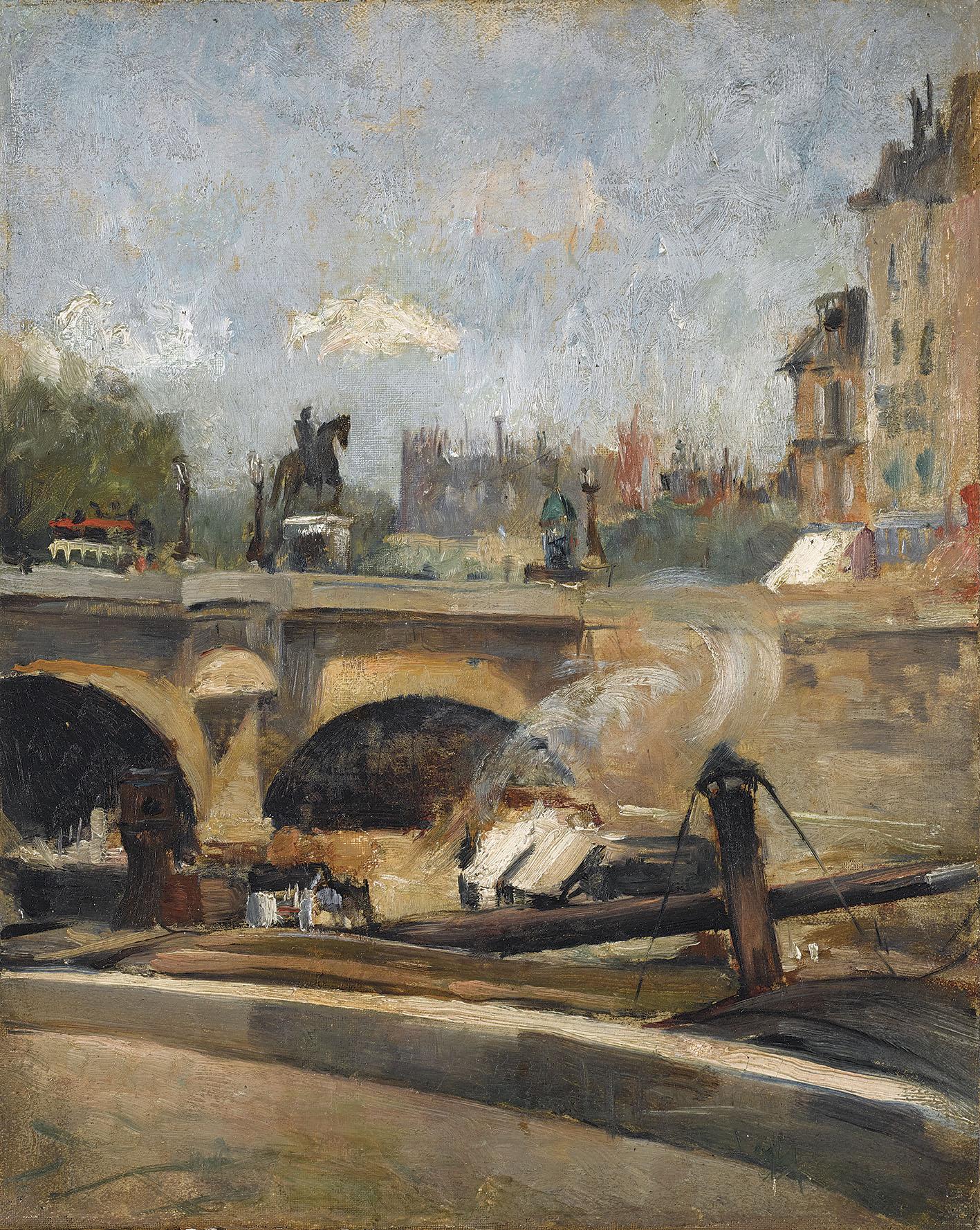 Victor Tardieu - Le Pont-Neuf à Paris (The New Bridge, Paris)