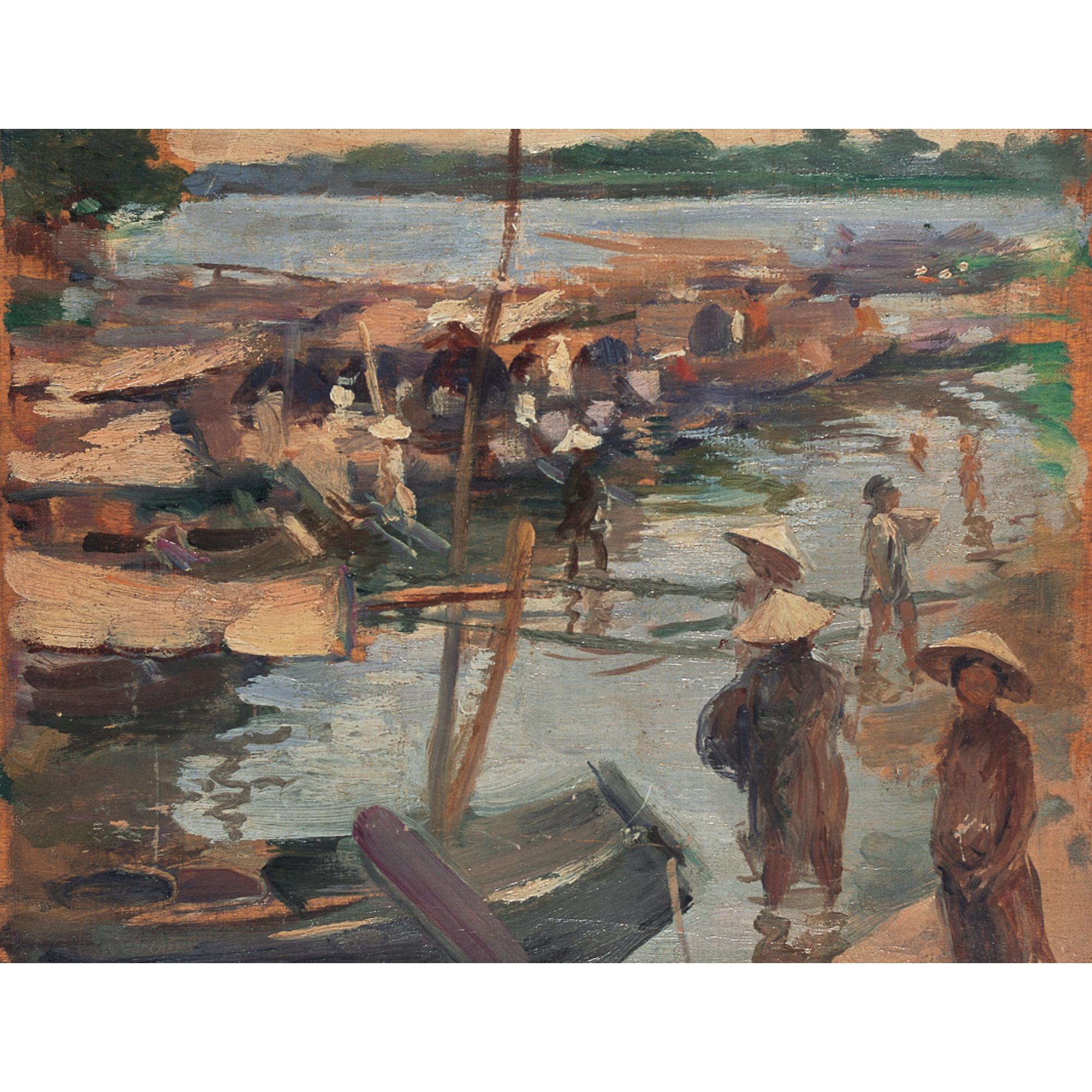 Victor Tardieu - Market By The River