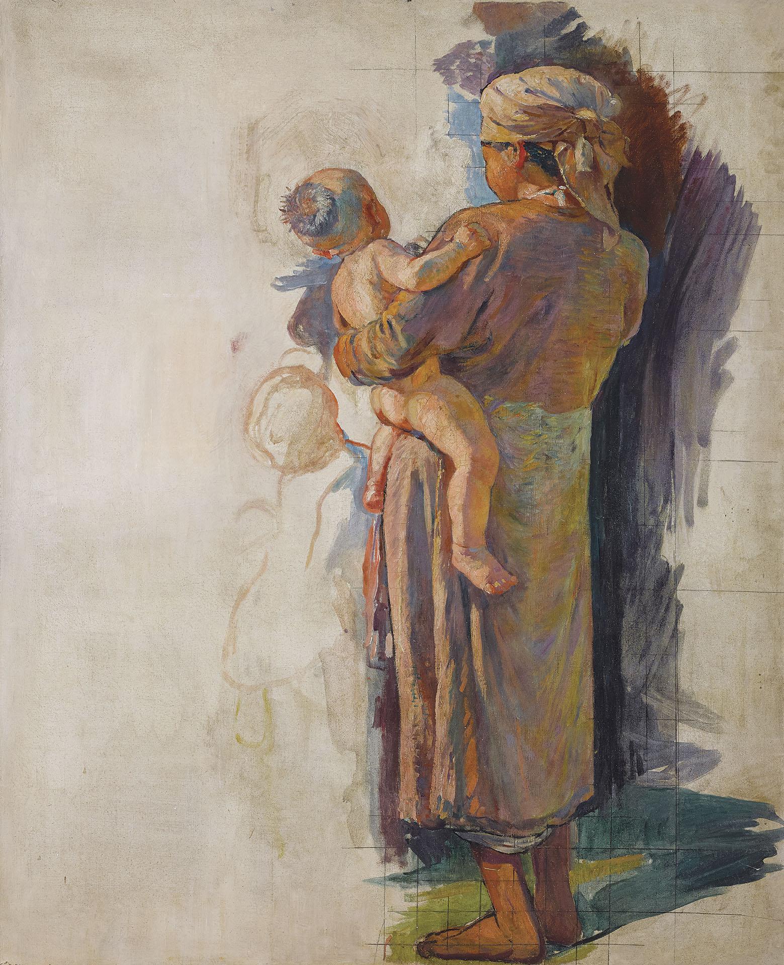 Victor Tardieu - Vietnamienne à l’enfant (Vietnamese Mother and Child)