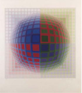 Victor Vasarely - [Abstract Composition]