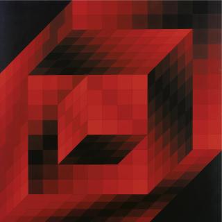 Victor Vasarely - Axo-33
