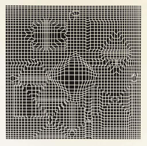 Victor Vasarely - Biadan, from NB Cinetique
