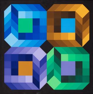 Victor Vasarely - Composition