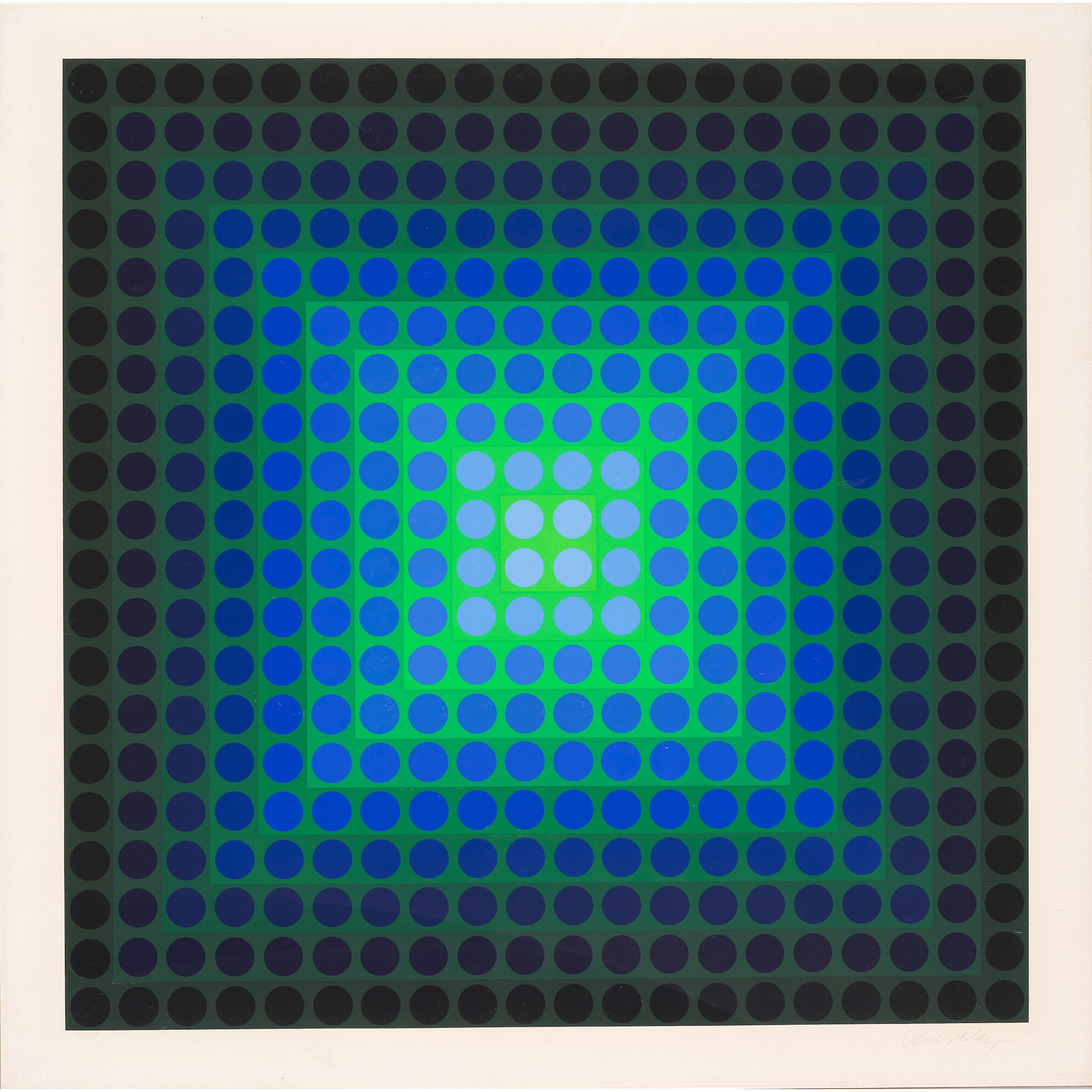 Victor Vasarely - CTA 25 BF, from Permutations