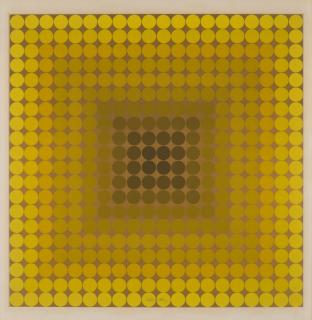 Victor Vasarely - CTA Gold 102-1, 1966