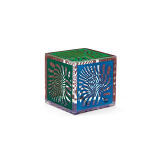 Victor Vasarely - Cube aux Zèbre