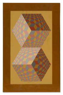 Victor Vasarely - Deux Cubes, Prismes