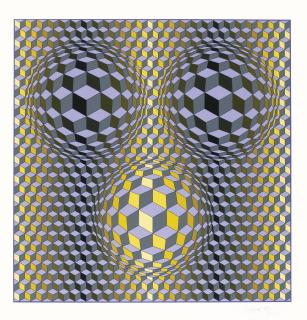 Victor Vasarely - Diam