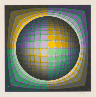 Victor Vasarely - Dirak, 1988