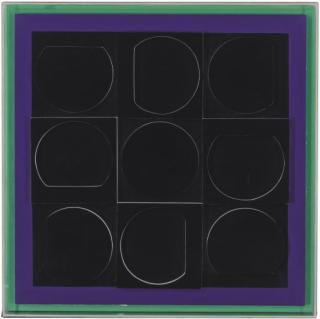 Victor Vasarely - Eclipse Positif