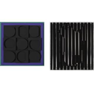 Victor Vasarely - Eclipse (Positive) And Transparence: Two Works