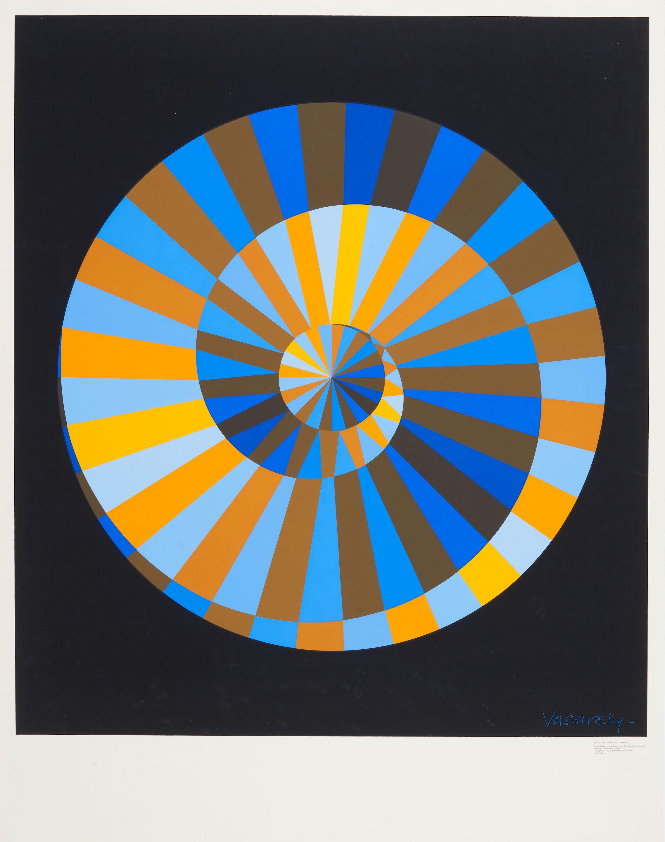 Victor Vasarely - Edition Olympia, Munich; Reech; Do-Re 3