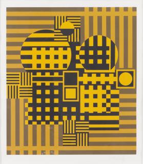 Victor Vasarely - Geometrisk komposition