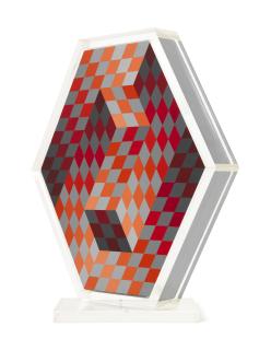 Victor Vasarely - GESTALT-RJ (Double-sided)
