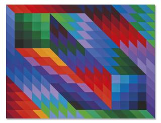 Victor Vasarely - Gestalt ville