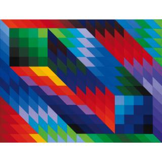 Victor Vasarely - Gestalt Ville
