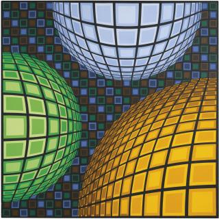 Victor Vasarely - Harom