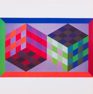 Victor Vasarely - Hommage à l\'hexagone, 1971