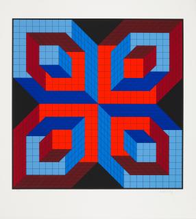 Victor Vasarely - Idiom-Stri; Enigmes Vi; Malom Large