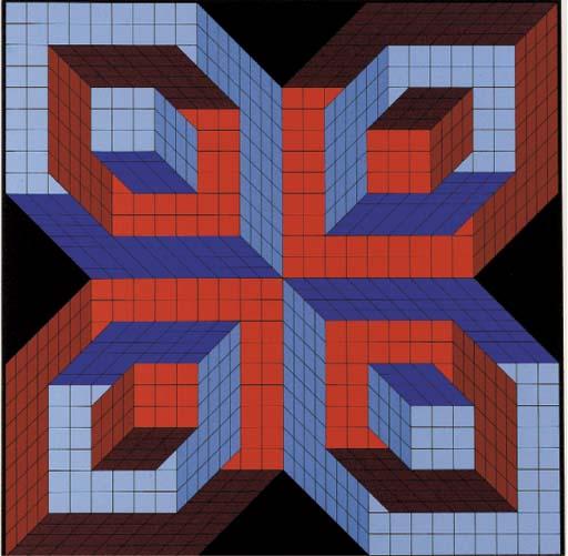 Victor Vasarely - Idom-Stri
