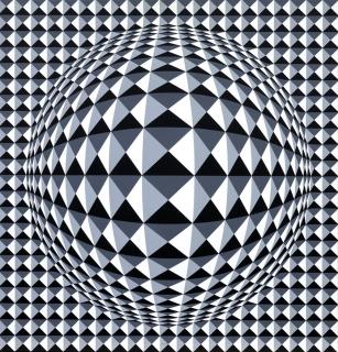 Victor Vasarely - Karpat. 1984.