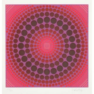 Victor Vasarely - Koeroek, from Moyen Atta