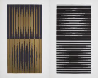 Victor Vasarely - Konvolut von 2 Druckgrafiken.