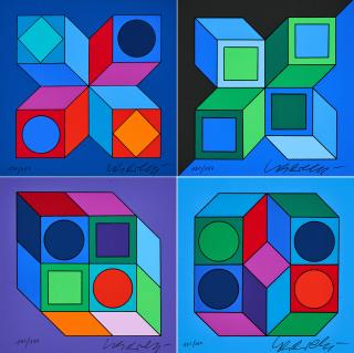 Victor Vasarely - Lapidaire 2.