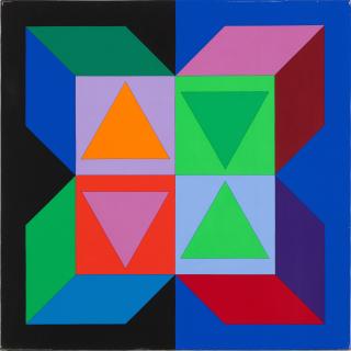 Victor Vasarely - Lapidaire - B