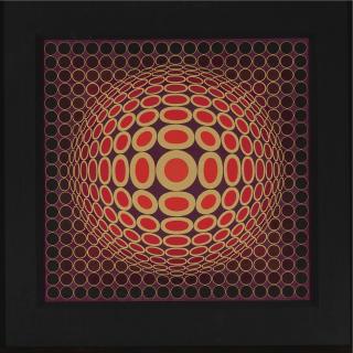 Victor Vasarely - Mahn
