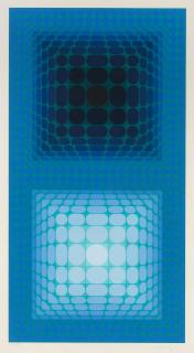 Victor Vasarely - Meta IV, from Meta
