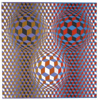 Victor Vasarely - Nebulus