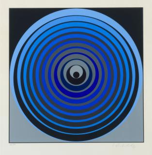 Victor Vasarely - Oerveng from Clarities Album, 1970