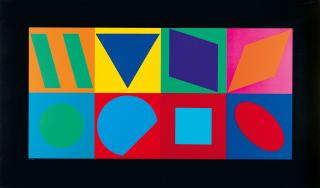 Victor Vasarely - Ohne Titel (Serielles Siebdruckbild)