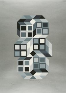 Victor Vasarely - Ohne Titel.