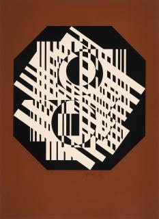 Victor Vasarely - Ohne Titel.
