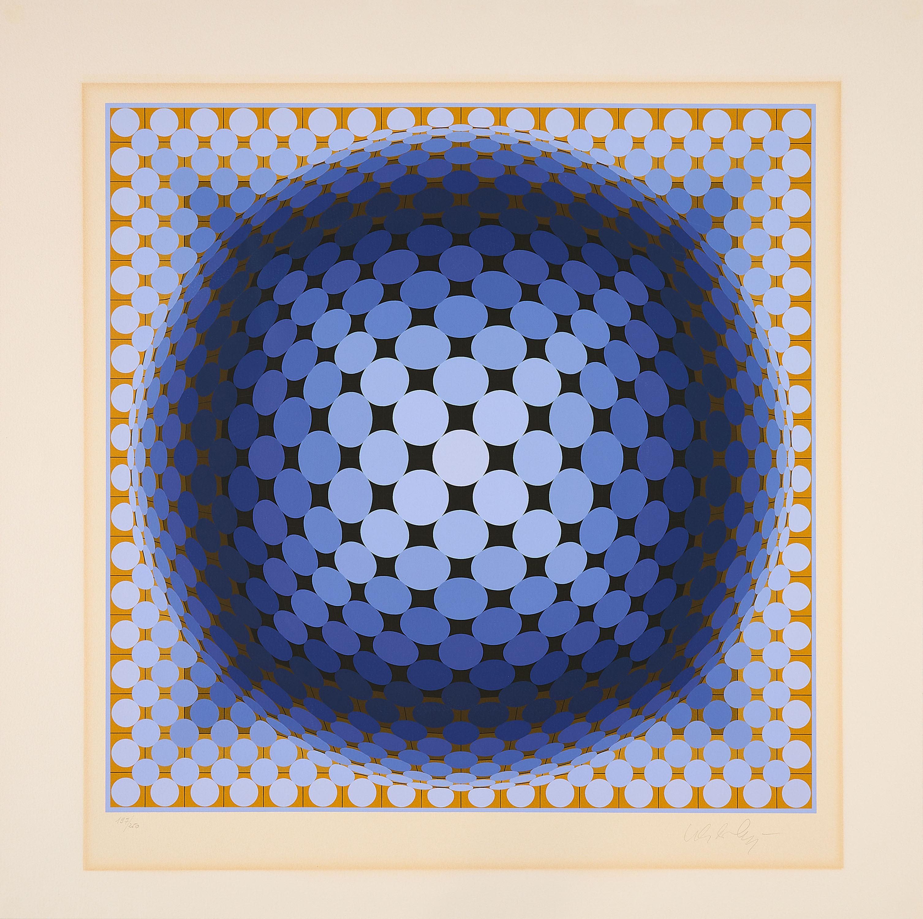 Victor Vasarely - Ohne Titel.