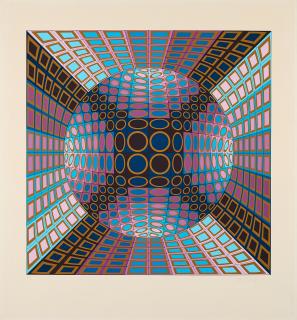 Victor Vasarely - Ohne Titel.