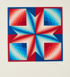 Victor Vasarely - Ohne Titel.
