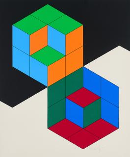 Victor Vasarely - Ohne Titel.