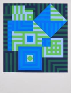 Victor Vasarely - Ohne Titel.