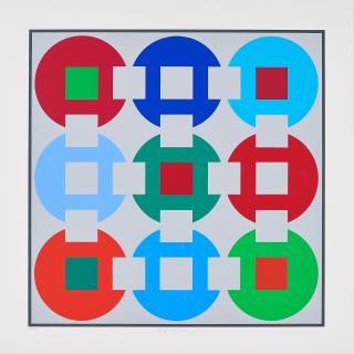 Victor Vasarely - Ohne Titel.