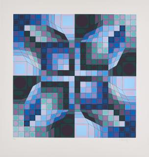 Victor Vasarely - Ohne Titel.