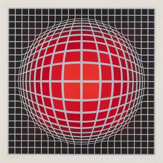 Victor Vasarely - Ohne Titel.